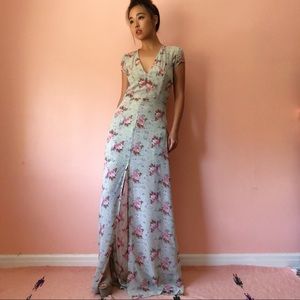 Reformation Dresses - Reformation Mint Floral Maxi Dress Reformation Dresses - Reformation Mint Floral Maxi Dress